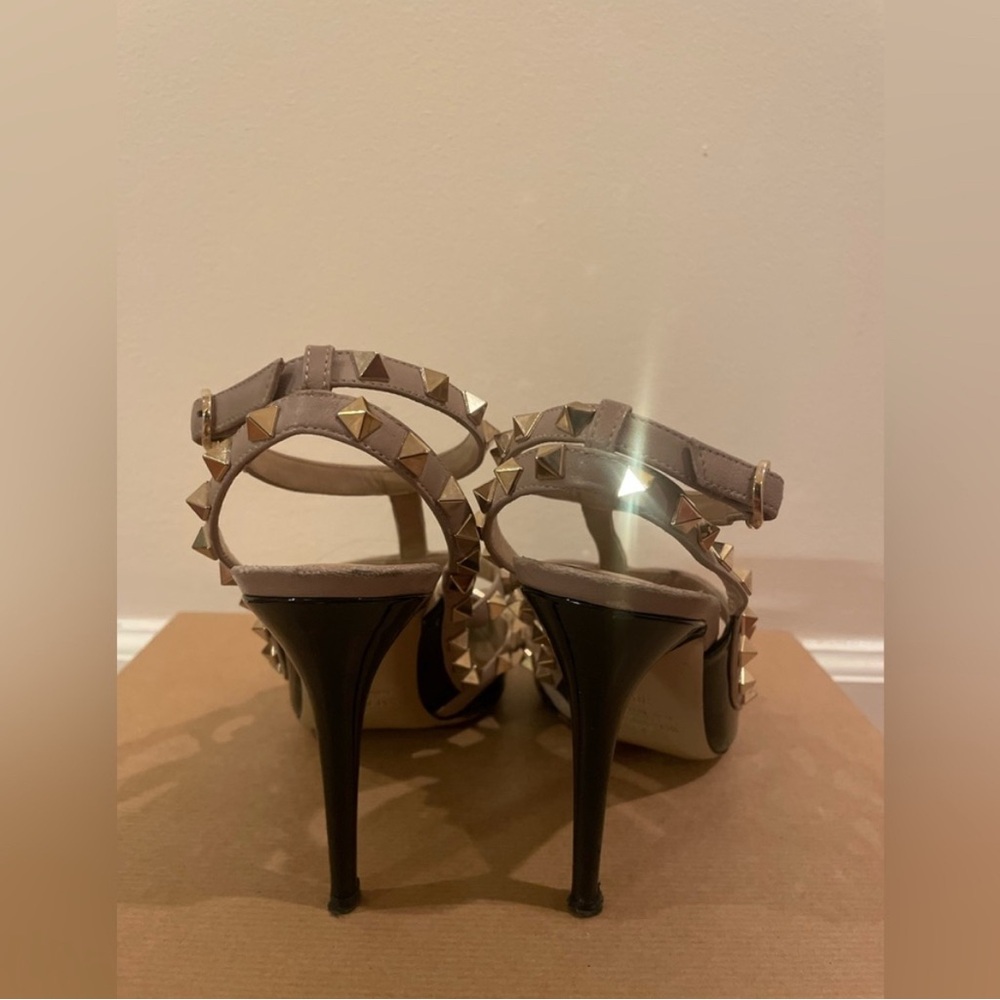 Valentino Garavani Gray Studded Heels
